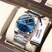 POEDAGAR High Quality Watches For Men Stainless Steel Waterproof Luminous Man Watch Date Week Luxury Business Quartz Men's Watch - IFINDALL