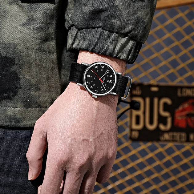 2024 New retro style men's quartz watch 30M waterproof top brand sports and leisure men's clock - IFINDALL