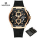 NAVIFORCE NF8051T  Luxury Design Men's Watches 30m Waterproof Military Sport with Date Silicone Band Quartz Wristwatch - IFINDALL