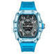 Unique Blue Fashion Brand Men's Watches Silicone Strap Waterproof Out Door Sport Military Watches for Men Multi Function Luxury - IFINDALL