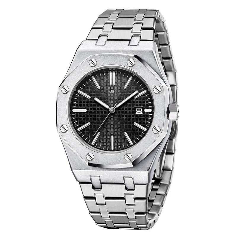 Luxury Brand 2025 Classic Design Business Men's Delicacy Mechanical Style Watch Sapphire Stainless Steel Waterproof 20Bar Date - IFINDALL