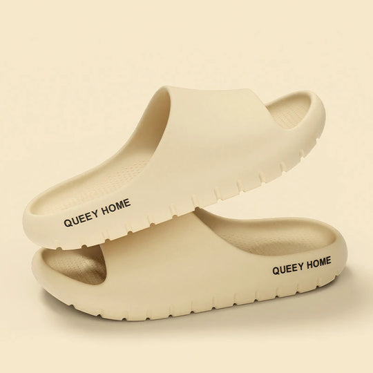 Queeyhome Men Slippers EVA Thick Soled Soft Sandals New Summer Fashion Non Slip Indoor Outdoor Beach Women Shoes - IFINDALL