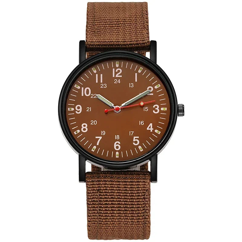 Luminous Men's Sports Watch Nylon Woven Band  Shock Resistant Wristwatches Male Quartz Watches Reloj Hombre Xmas Gift - IFINDALL