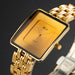 MISSFOX Brand Wristwatch Minimalist Fashion Quartz Watches Classic Design Square Dial Waterproof Stainless Steel Watch For Gift - IFINDALL