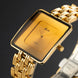 MISSFOX Brand Wristwatch Minimalist Fashion Quartz Watches Classic Design Square Dial Waterproof Stainless Steel Watch For Gift - IFINDALL
