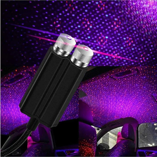 USB Car Roof light LED Babysbreath Atmosphere light Ambient LED Projection lamp LED Starry Sky Night Light Car Decorative light - IFINDALL