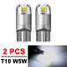 2-20 PCS T10 W5W LED Bulbs 12V Super Bright 3030 2SMD 7000K White Car Interior Dome Map Door Courtesy Dash License Plate Lights - IFINDALL