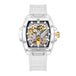 Luxury men's watch onola plastic transparent hollow full automatic mechanical watches men waterproof clock - IFINDALL