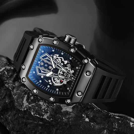 Foreign Trade Watch Large Dial For Men Quartz Waterproof Sport Square Luminous Watch For Men - IFINDALL
