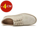 Classic Genuine Leather Casual Shoes Sneakers Man Elevator Shoes Height Increase Shoes for Men Insoles 4CM Sports Leisure Taller - IFINDALL