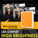 2x High Quality T10 W5W Orange Red 2015 LED Car Interior Reading Dome Light Marker Lamp 168 194 LED Auto Wedge Parking Bulbs - IFINDALL