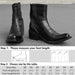 Leather Boots Men Brand British Style Comfortable Fashion Thick-Soled Wizard Ankle Boots - IFINDALL