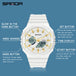 SANDA Top Luxury Men's Quartz Watches Waterproof Men Military Sport Watch Relogio Masculino Dual Display LED Digital Wristwatch - IFINDALL