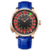 Pindu Player Gambling Series Men's Watch European Roulette Poker Game Fully Automatic Mechanical Sports Design Party Watch - IFINDALL