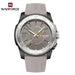 NAVIFORCE NF7112 Original Quartz Watch for Men Simple Silicone Strap 5Bar Waterproof Luminous Watches - IFINDALL
