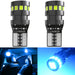 2x High Quality T10 W5W Orange Red 2015 LED Car Interior Reading Dome Light Marker Lamp 168 194 LED Auto Wedge Parking Bulbs - IFINDALL