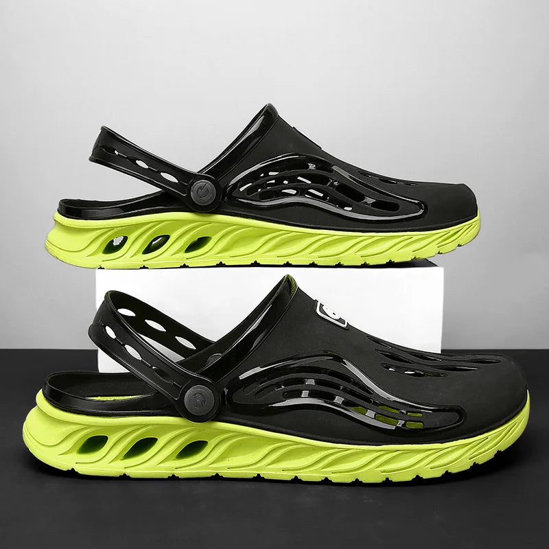 Men's Casual Sandals Breathable Comfortable Versatile Men's Slippers Fashionable Trendy Non Slip Flat Shoes for Men Slippers - IFINDALL