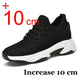 Increasing men sneakers casual heightening shoes 8cm height increase shoes for summer breathable 6cm elevator shoes - IFINDALL