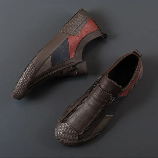 Men's Sneakers High Quality Men Shoes Comfortable Leather Shoes Wear-resistant Plus Size Casual Driving Shoes Hot Sale Moccasins - IFINDALL