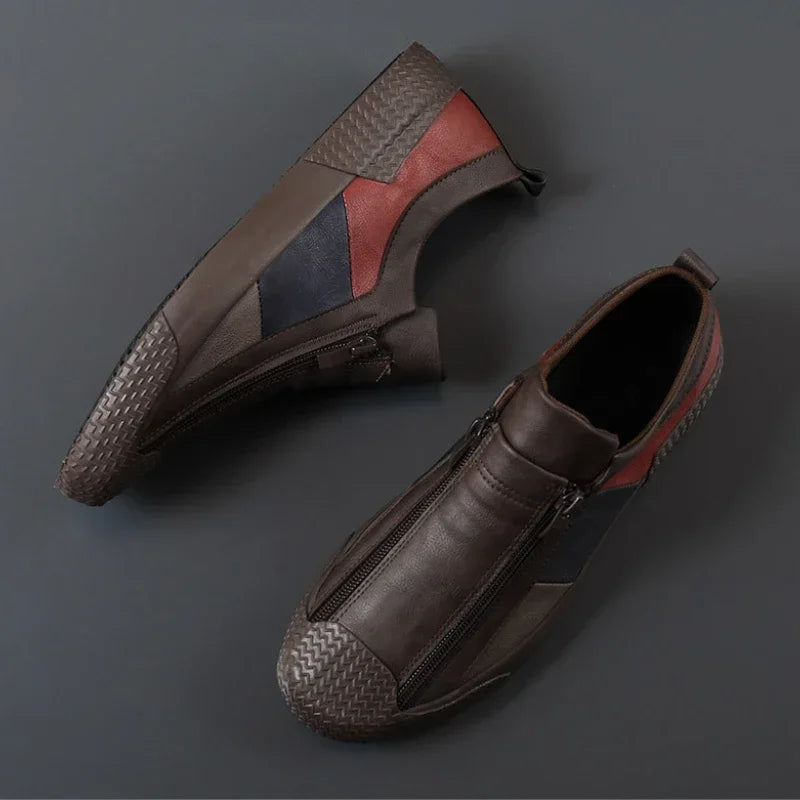 Men's Sneakers High Quality Men Shoes Comfortable Leather Shoes Wear-resistant Plus Size Casual Driving Shoes Hot Sale Moccasins - IFINDALL