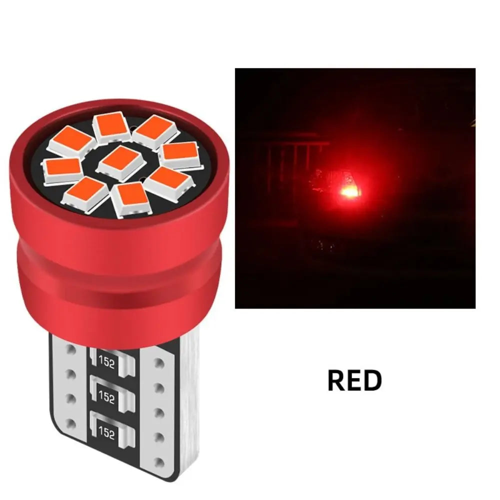 T10 W5W 168 192 Led Tail Light 2016 9smd 12V Auto Lamp CANBUS NO Error Car Marker Parking Bulb Licence Plate Light Car Lights - IFINDALL