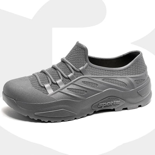 New Men's Rain Boots Flat Waterproof Wear-resistant Kitchen Car Wash Work Shoes Outdoor Male Sneakers Men's Light Fishing Shoes - IFINDALL