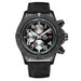 Automatic Mens Watch Self Wind Mechanical Canvas Style Genuine Black Blue Leather Multifunction Date Month Luminous Watches - IFINDALL