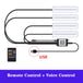 LED Car Interior Ambient Foot Strip Light Kit Accessories Backlight Remote App Music Control Auto RGB Decorative Lamp - IFINDALL