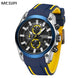 MEGIR Men's Watches Top Brand Luxury Sport Military Wristwatch Chronograph Luminous Date Quartz Watch Silicone Strap Male Clock - IFINDALL