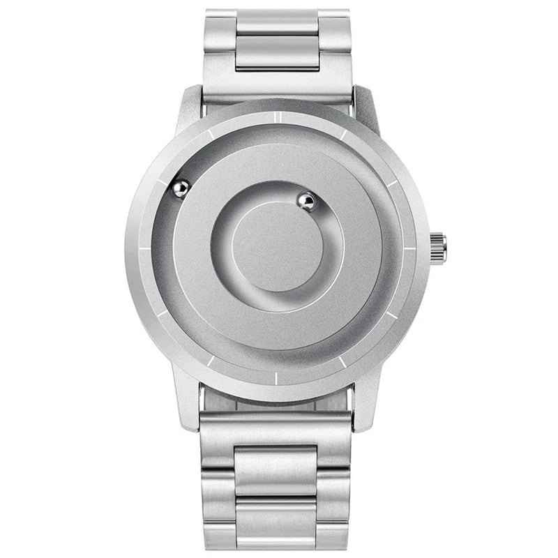 Fashion Magnetic Ball Quartz Watch Men Luxury Sport Waterproof EUTOUR Mens Watch Stainless Steel Male Clock Men Wristwatch 2024 - IFINDALL