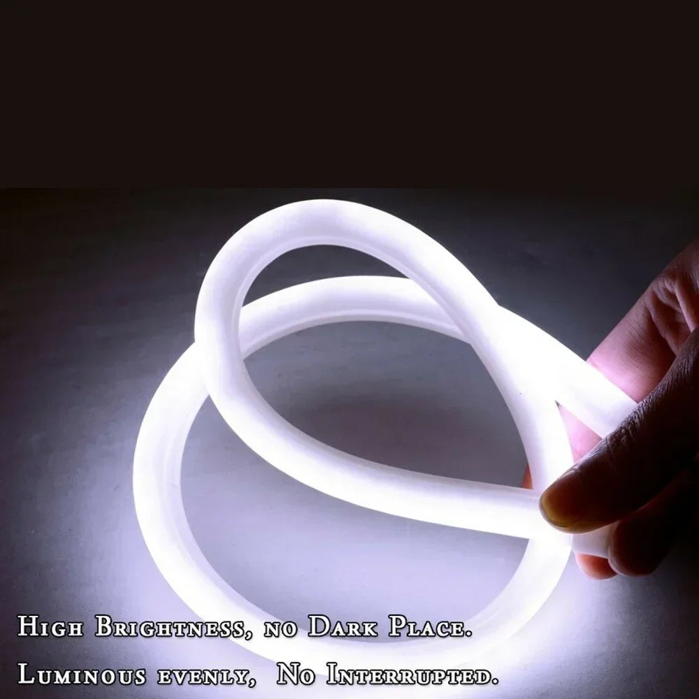 2 PCS DRL Car Flexible LED Daytime Running Lights Turn Signal Lamp Headlight Waterproof 60cm White 6000K DC 12V - IFINDALL