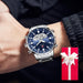 Men Watches 2025 Top Brand Luxury relogio masculino Gold Stainless Steel Band Wrist Watch For Male Clock Men Dual Display watch - IFINDALL