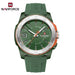NAVIFORCE NF7112 Original Quartz Watch for Men Simple Silicone Strap 5Bar Waterproof Luminous Watches - IFINDALL