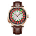 Pindu Player Gambling Series Men's Watch European Roulette Poker Game Fully Automatic Mechanical Sports Design Party Watch - IFINDALL