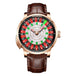 Pindu Player Gambling Series Men's Watch European Roulette Poker Game Fully Automatic Mechanical Sports Design Party Watch - IFINDALL