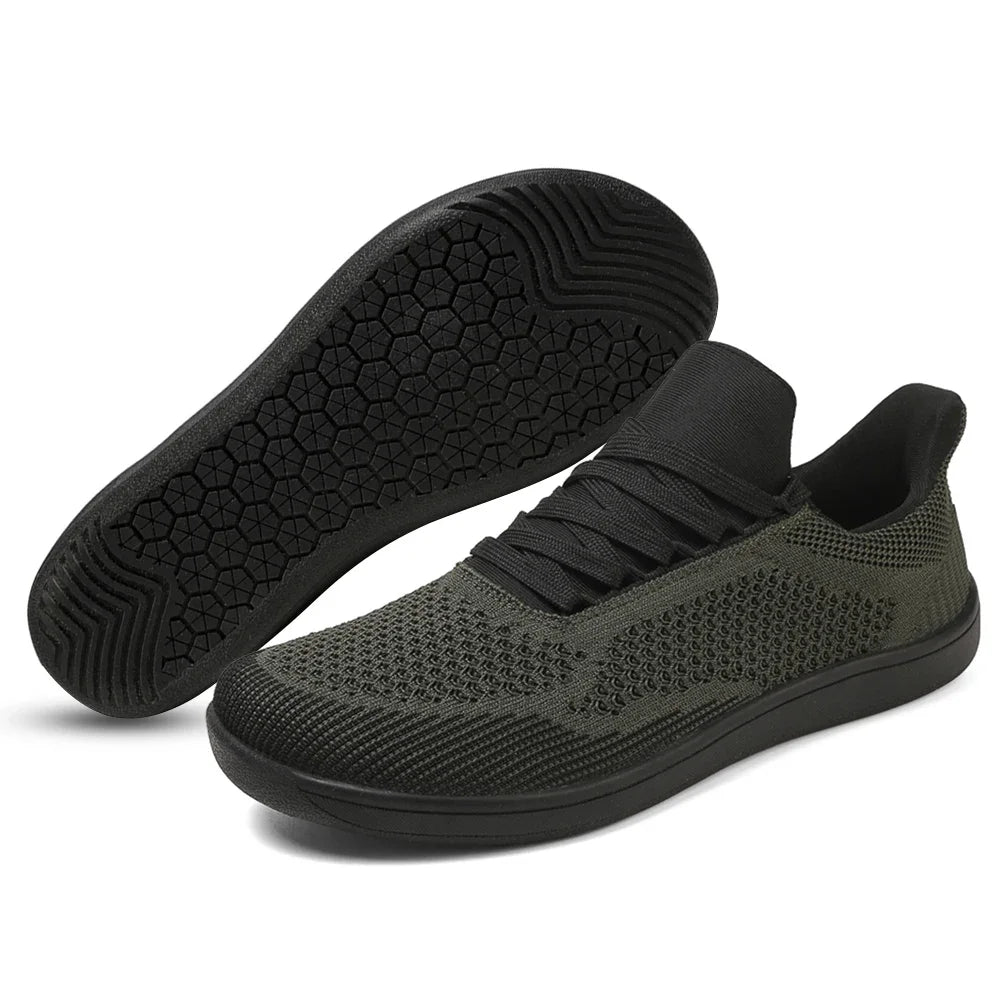 Minimalist Barefoot Shoes Breathable Wide Toe Cross Trainer Hands Free Walking Sneakers Lightweight Trekking Shoes for Men Women - IFINDALL