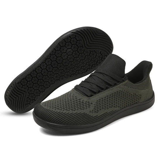 Minimalist Barefoot Shoes Breathable Wide Toe Cross Trainer Hands Free Walking Sneakers Lightweight Trekking Shoes for Men Women - IFINDALL