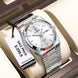 POEDAGAR High Quality Watches For Men Stainless Steel Waterproof Luminous Man Watch Date Week Luxury Business Quartz Men's Watch - IFINDALL