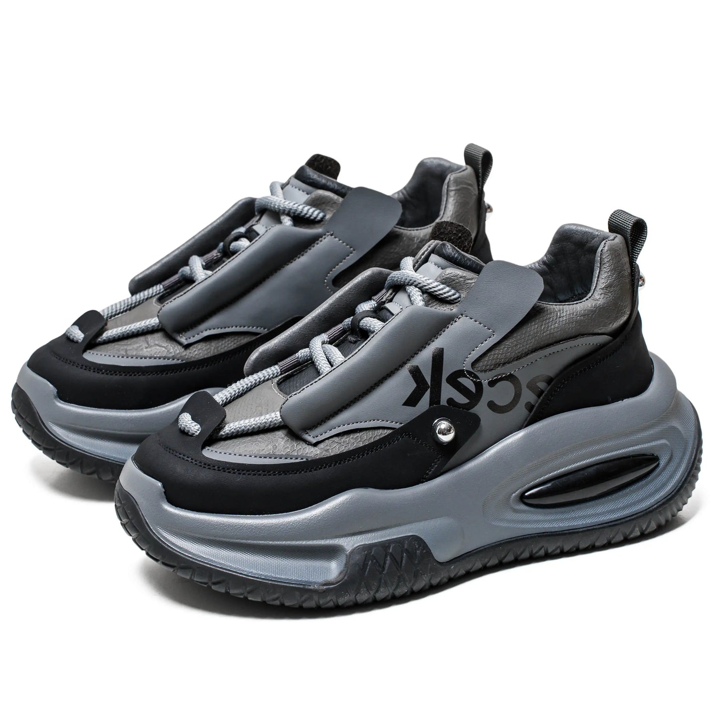 Men's sports and leisure thick soled height increasing shoes - IFINDALL