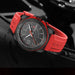 NAVIFORCE NF7112 Original Quartz Watch for Men Simple Silicone Strap 5Bar Waterproof Luminous Watches - IFINDALL