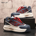 Chunky Sneaker Men Designer Sport Shoes Fashion Casual Microfiber Leather Fabric Breathable Height Increased Flat Platform Shoes - IFINDALL