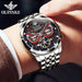 OUPINKE 3250 Luxury Hollow out Men Automatic Mechanical Watch Fashion Original Sports Deep Waterproof Luminous Men Watch Reloj - IFINDALL