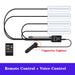 LED Car Interior Ambient Foot Strip Light Kit Accessories Backlight Remote App Music Control Auto RGB Decorative Lamp - IFINDALL