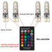 T10 W5w 194 168 5050 Festoon Dome Light Wedge Side Led SilicaGel LED Remote Controller Lamp RGB Bulbs Width Indicator - IFINDALL