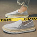 Fashion Fisherman's Slip-on Cloth Shoes Men Loafers Summer Slippers Flats Lazy Shoes Size 39-44 - IFINDALL
