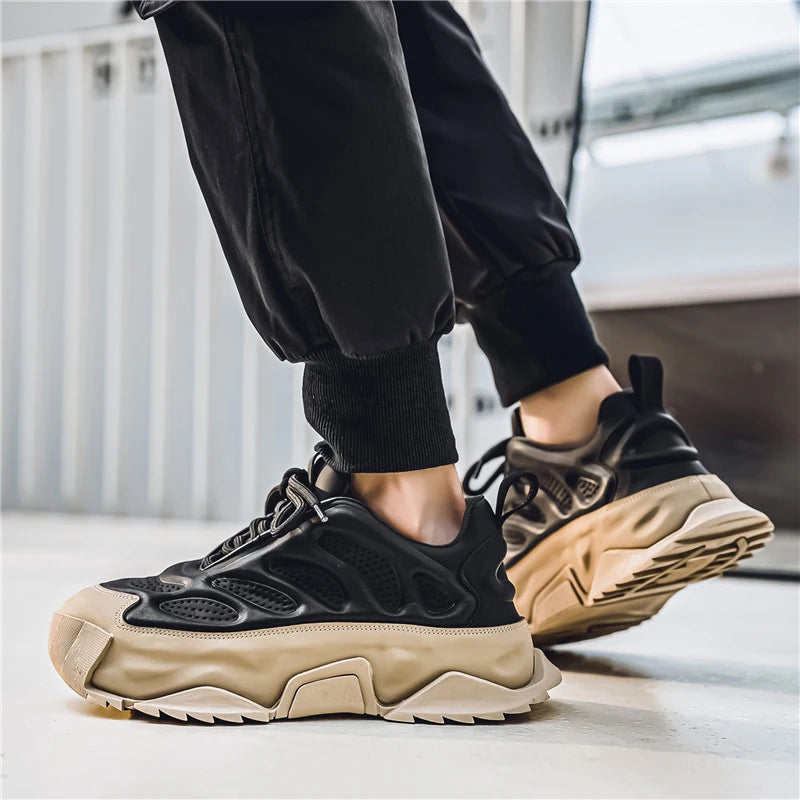 CYYTL Men Sneakers Platform Outdoor Shoes Casual Tennis Fashion Running Sports Hiking Designer Luxury Skateboard Leather Loafers - IFINDALL