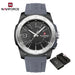 NAVIFORCE NF7112 Original Quartz Watch for Men Simple Silicone Strap 5Bar Waterproof Luminous Watches - IFINDALL