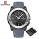 NAVIFORCE NF7112 Original Quartz Watch for Men Simple Silicone Strap 5Bar Waterproof Luminous Watches - IFINDALL